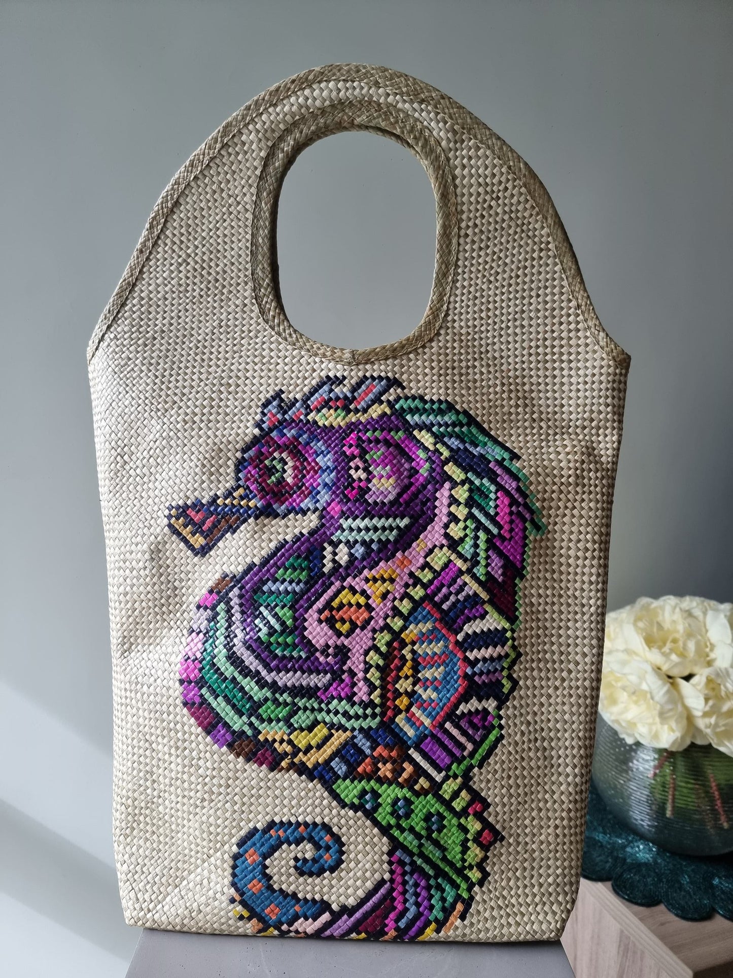 PRE-ORDER FAB-RIKA Woven Beach Bag | Isla