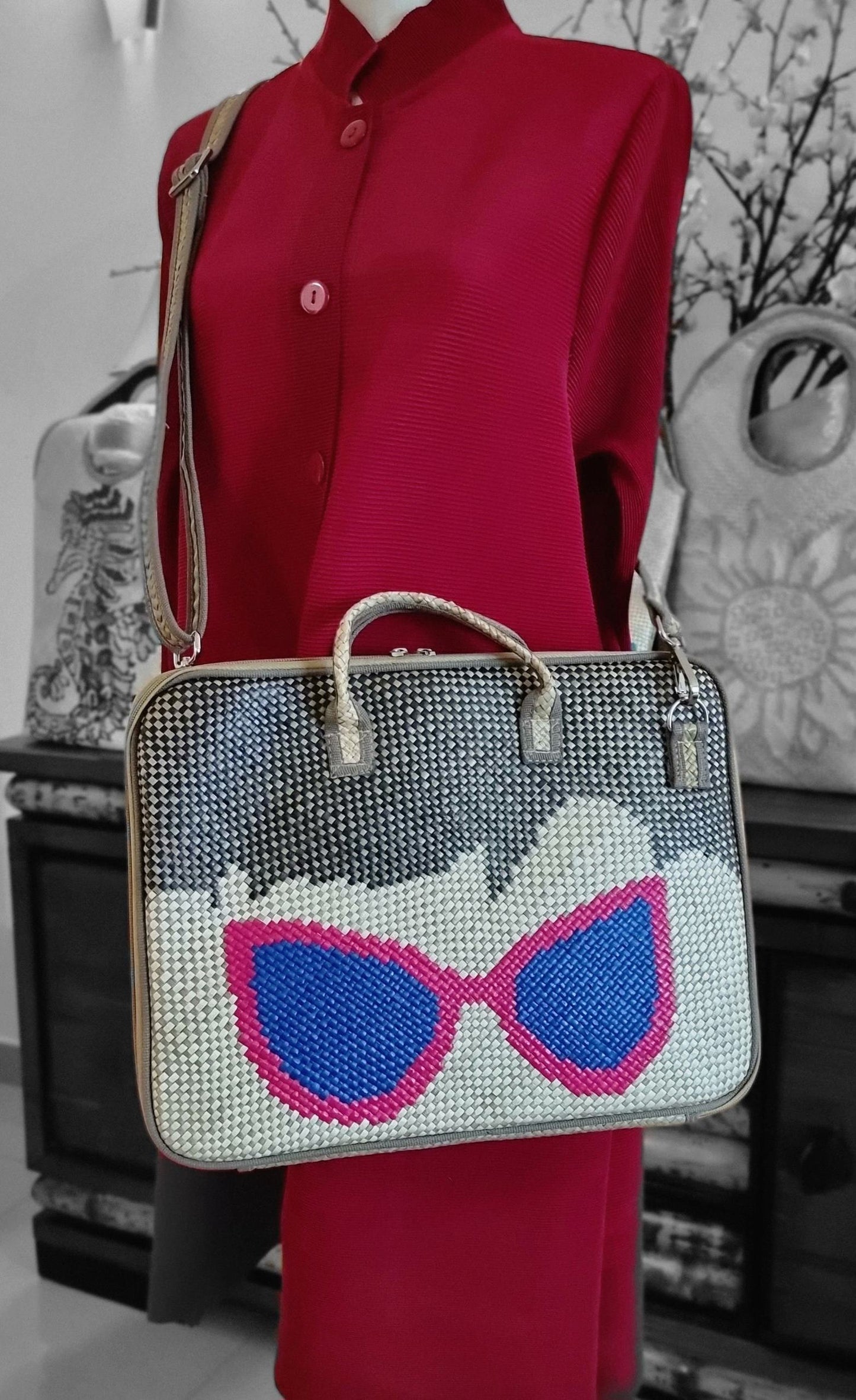 PREORDER "Lyka" Handwoven Laptop Bag