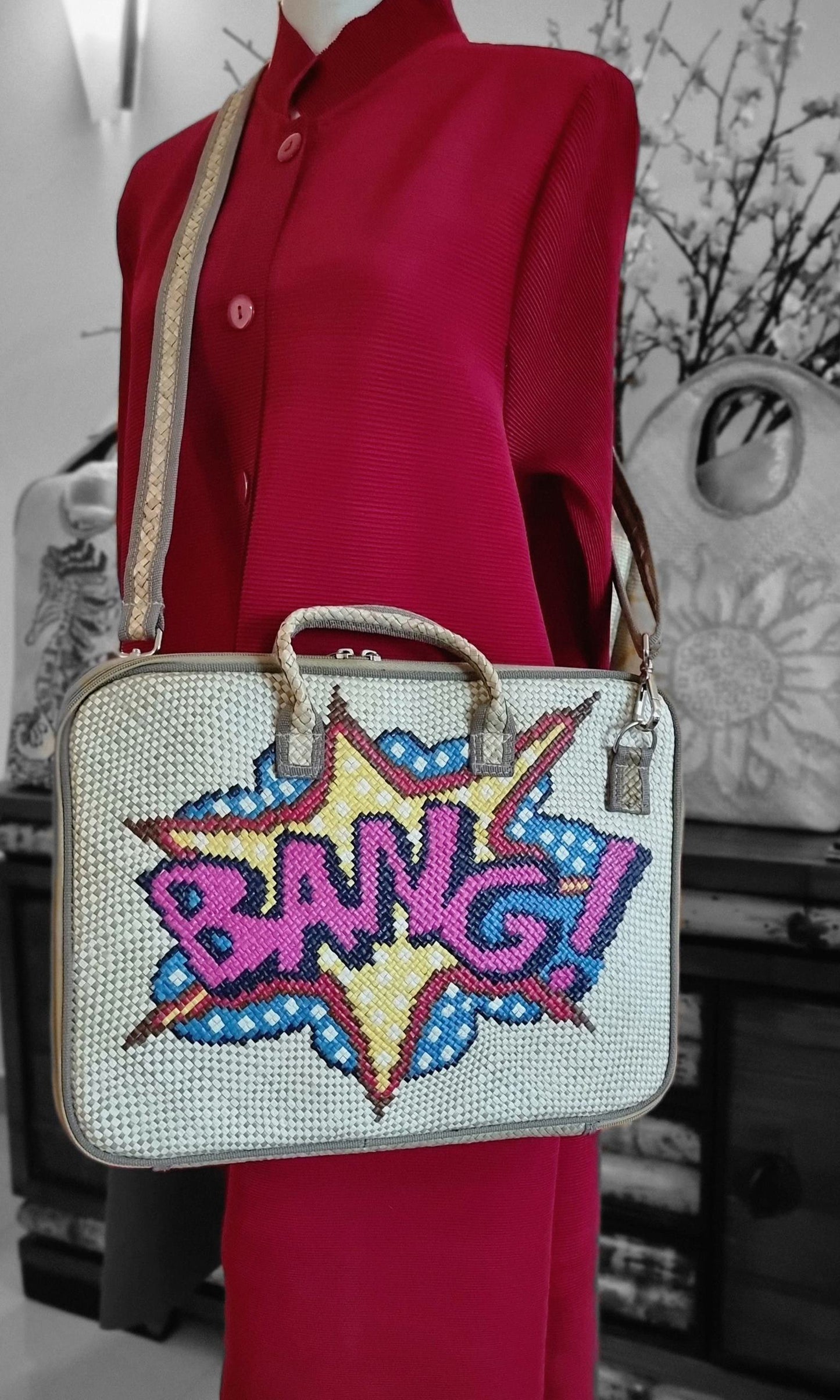 PREORDER Sustainable Handwoven Laptop Bag | Bagwis