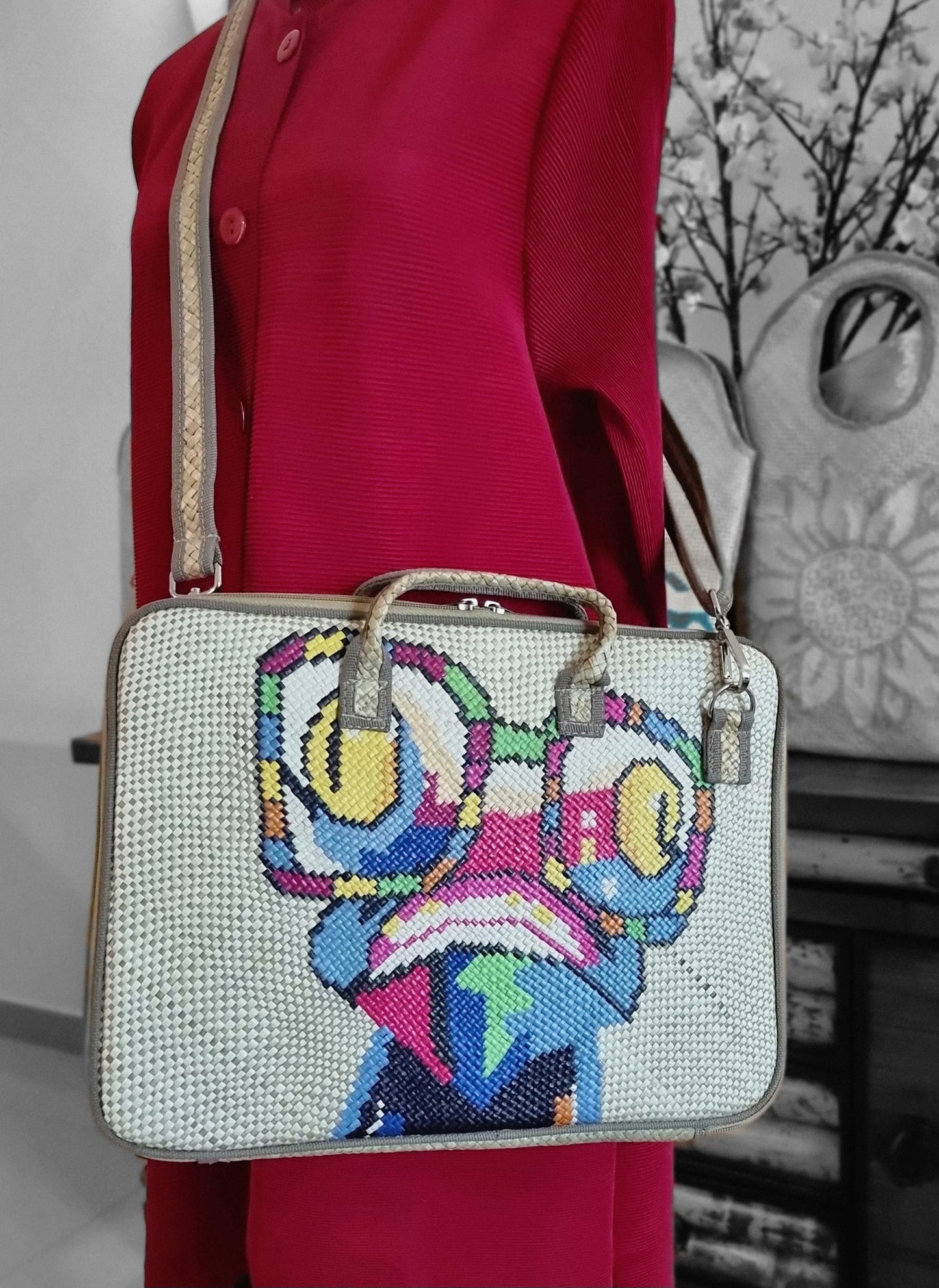 Tomas Handwoven Laptop Bag