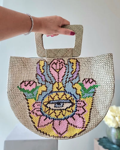 PREORDER "Hamza" Half Moon Handwoven Bag