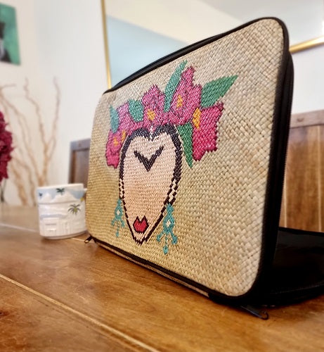 FAB-RIKA Woven Laptop Bag | Funky Frida