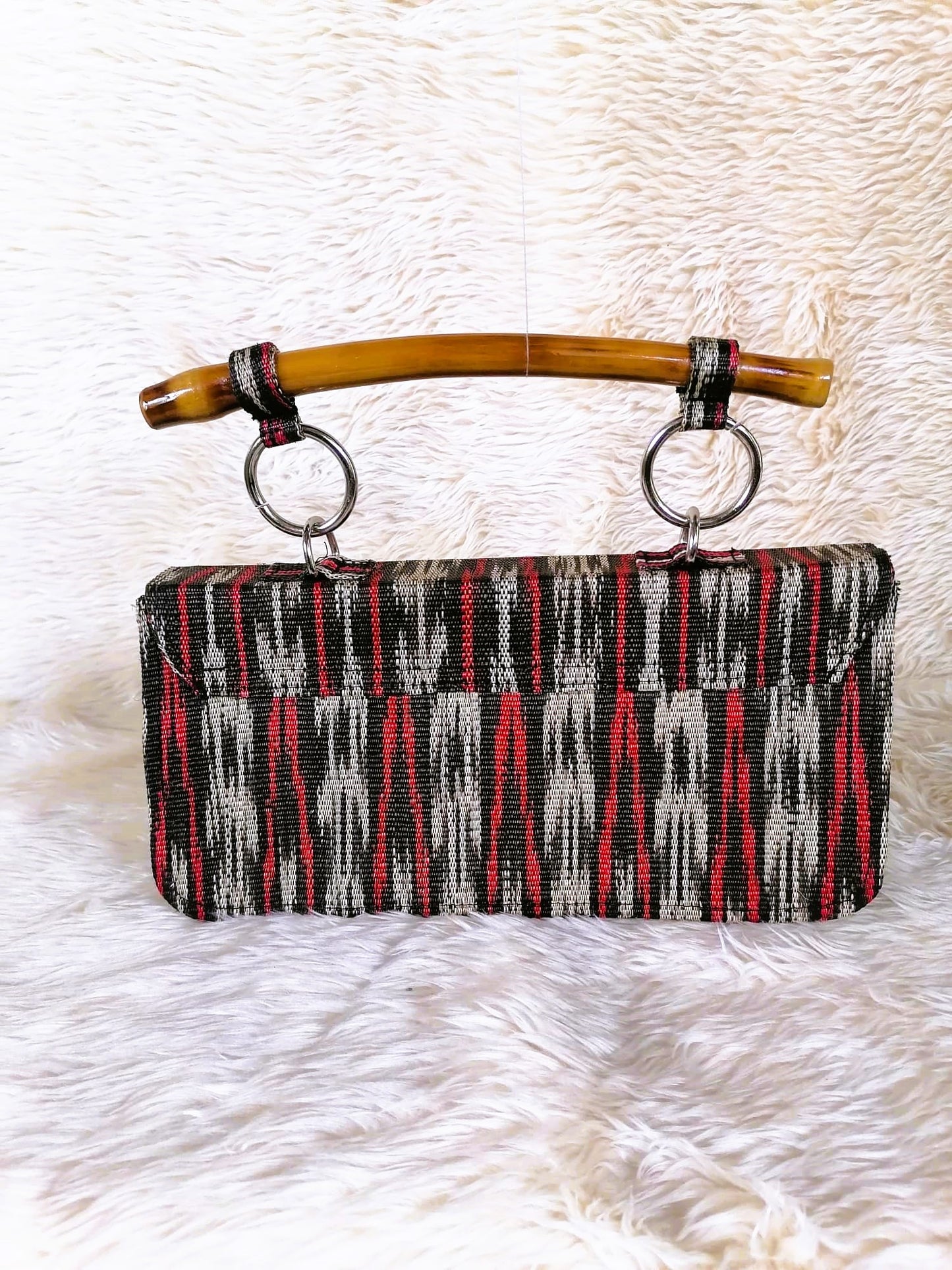 Fab-Rika Tinalak Handwoven Flap Clutch Bag | Salma