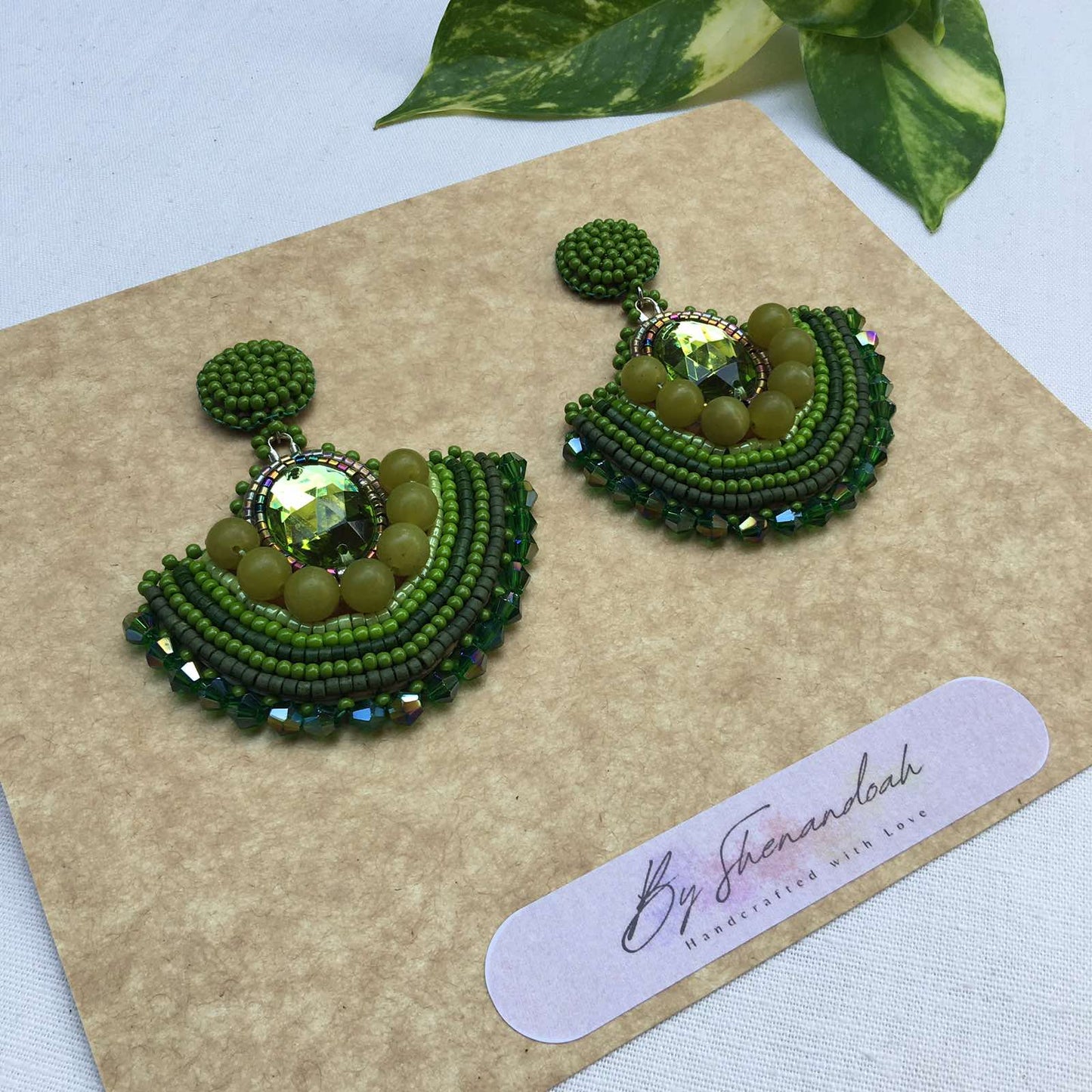 KALI-KALIHAN Hand Beaded Earrings