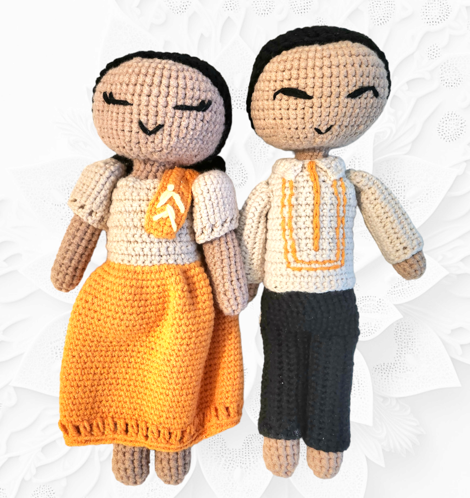 PRE-ORDER FAB-RIKA Handmade Crocheted Dolls | Armando and Lourdes