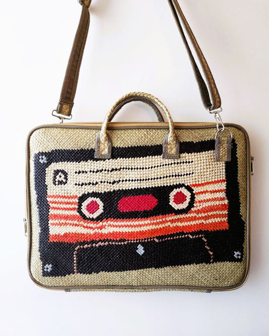 Handwoven Laptop Bag | Cassette