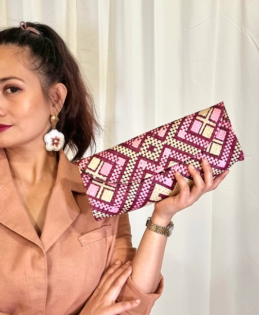 Woven Banig Clutch Bag | Inna