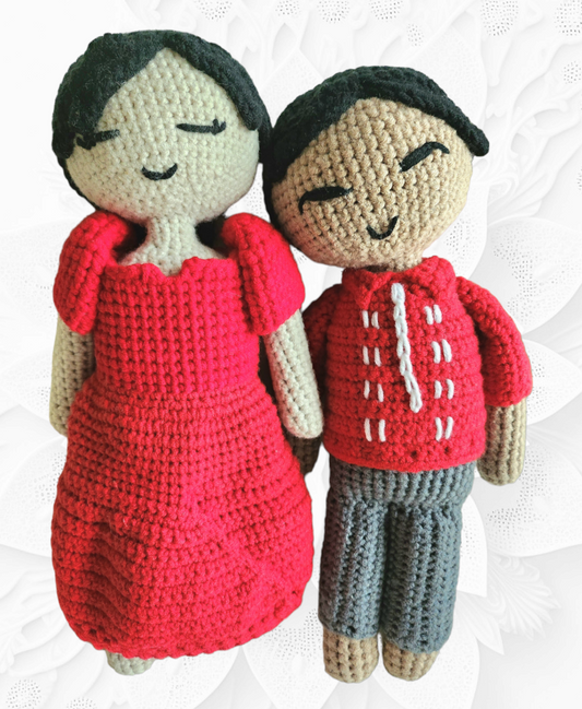 FAB-RIKA Handmade Crocheted Dolls | Miguel & Isabella