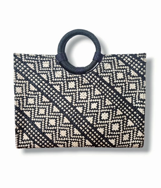 FAB-RIKA Handwoven Bag Round Handle | Aleli Medium